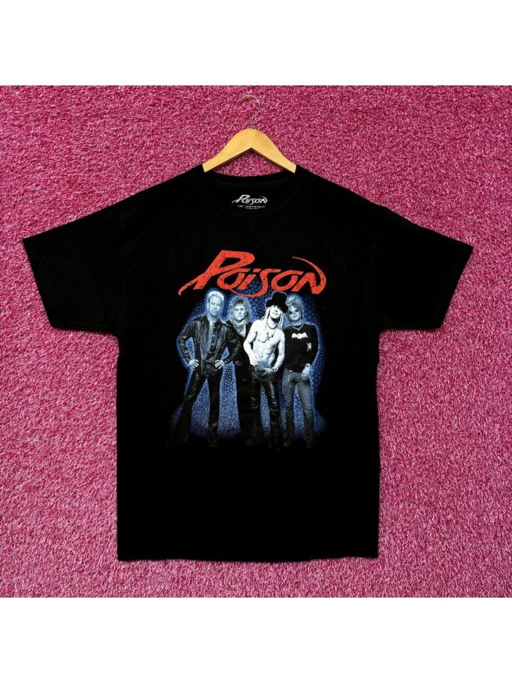 Poison Power to the People Heavy Metal Tee L
